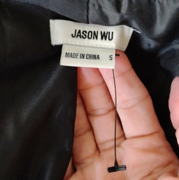 Jason Wu Black Metallic Tweed Double Breasted Blazer Women's Size S - Picture 5 of 6